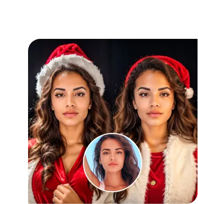 功能：使用AI变身圣诞老人工具成为北极的老板